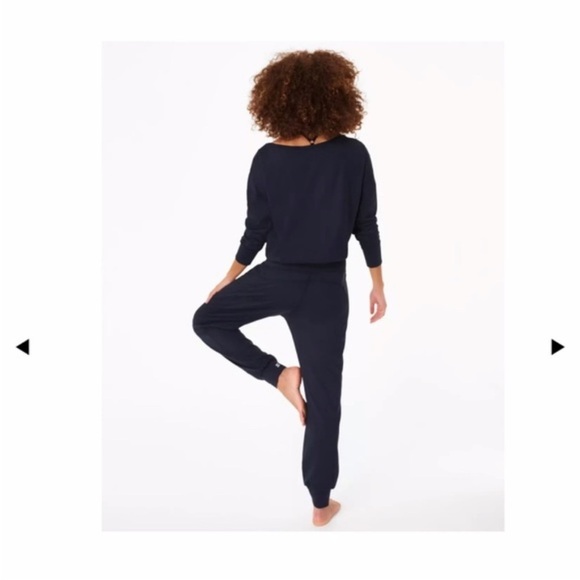 SWEATY BETTY navy Gary jumpsuit - Picture 4 of 8